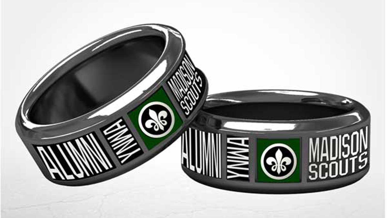 Sample image of Madison Scouts Alumni Rings Alumni Rings